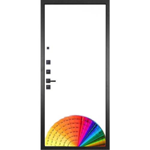 Металлическая дверь Гранит ГЕОМЕТРИЯ 49 ПОД ПОКРАСКУ