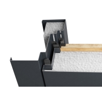 Уличная дверь Винтер Графит (терморазрыв)