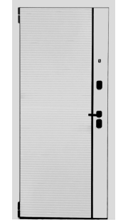 Входная дверь Porta R 88.Н1 Super White/Shellac White, шумоизоляция, 3 контура уплотнителя, влагостойкая теплоизоляция