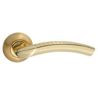 Ручка дверная PUERTO - Джелато INAL 510-08 (латунь матовая/латунь блестящая)