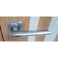 Дверная ручка Puerto Чоколатини (никель блестящий)