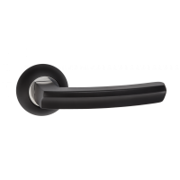 Ручка дверная PUERTO - Минестроне (черный/хром блестящий)