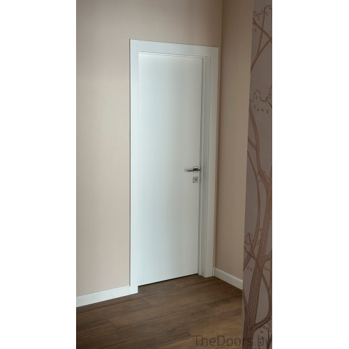 Дверь в эмали НьюДор 8 ПГ (белая)