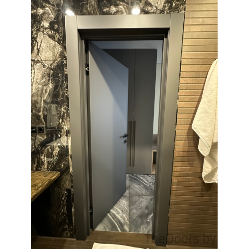Межкомнатная дверь Urban Z - Onyx с черной кромкой Black Edge
