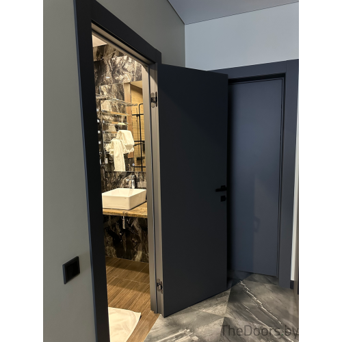 Межкомнатная дверь Urban Z - Onyx с черной кромкой Black Edge