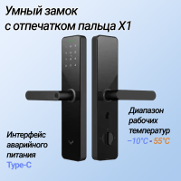 Дверной замок smart lock X1Mihome