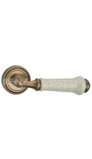 Ручка дверная RENZ - Сиракузы (бронза с состар. керамикой)