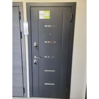 Металлическая дверь "Гарда" муар Царга Лазер (2 цвета)