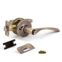 Комплект ручка+защёлка Rucetti НК-02 с фиксатором WC (3 цвета)