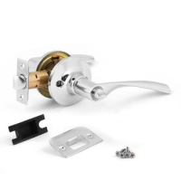 Комплект ручка+защёлка Rucetti НК-02 с фиксатором WC (3 цвета)