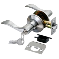 Комплект ручка+защёлка Rucetti НК-03 с ключом-фиксатором L (3 цвета)