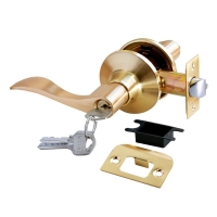 Комплект ручка+защёлка Rucetti НК-03 с ключом-фиксатором L (3 цвета)