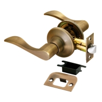 Комплект ручка+защёлка Rucetti НК-03 с фиксатором WC (3 цвета)