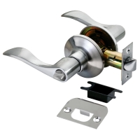 Комплект ручка+защёлка Rucetti НК-03 с фиксатором WC (3 цвета)