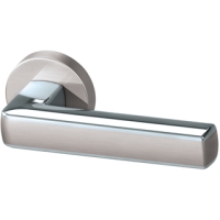 Ручка дверная ARMADILLO - CUBE URB3 Матовый никель/хром