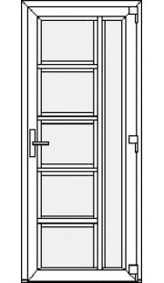 Дверь ПВХ Модель 14