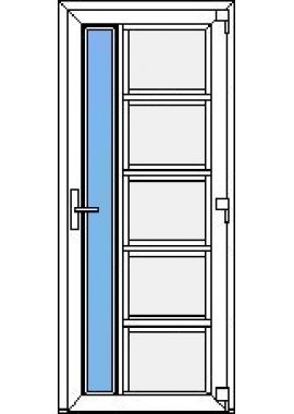 Дверь ПВХ Модель 15
