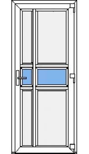 Дверь ПВХ Модель 17