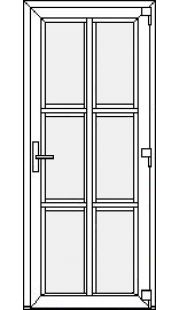 Дверь ПВХ Модель 20
