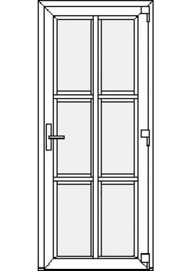 Дверь ПВХ Модель 20