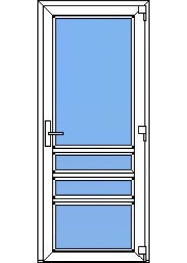 Дверь ПВХ Модель 22
