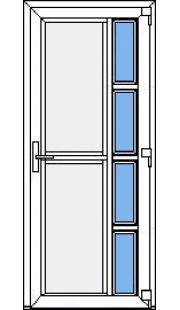 Дверь ПВХ Модель 25