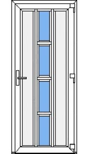 Дверь ПВХ Модель 27