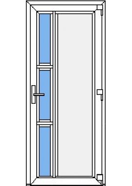 Дверь ПВХ Модель 28