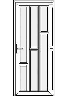 Дверь ПВХ Модель 6