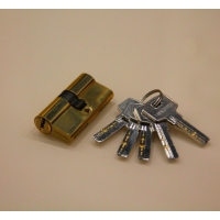 Цилиндровый механизм Локстайл - C30X30DC (латунь, 3 цвета)