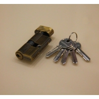 Цилиндровый механизм Локстайл - C30X30KN (латунь, 3 цвета)