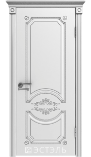 Двери Эстэль - Милана ПГ (белая эмаль)