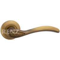 Ручка дверная RENZ - Флория (бронза античная)