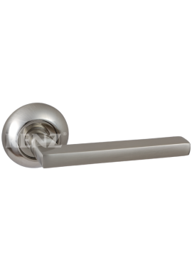 Ручка дверная RENZ - Бруно (никель матовый)