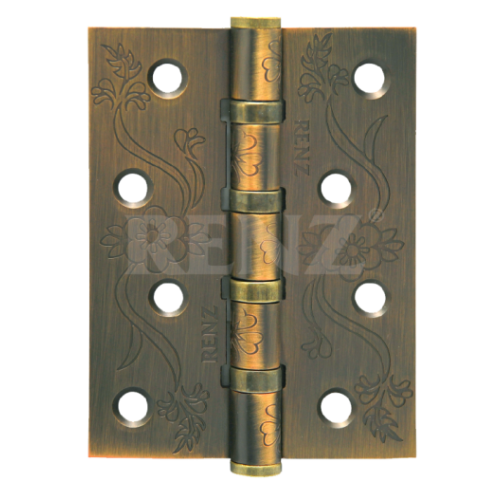 Петли универсальные RENZ - DECOR FL 100-4BB FH (кофе)