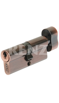Цилиндровый механизм RENZ - CS 70-H (медь)