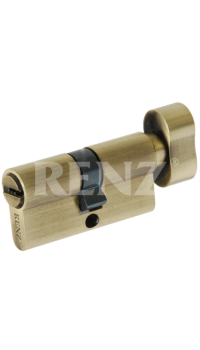 Цилиндровый механизм RENZ - CC 60-H (бронза)