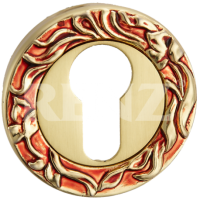 Накладка на цилиндр RENZ - ET 20 (антикварное золото)