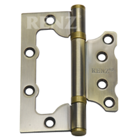 Петли без врезки RENZ - 100 2BB (бронза)
