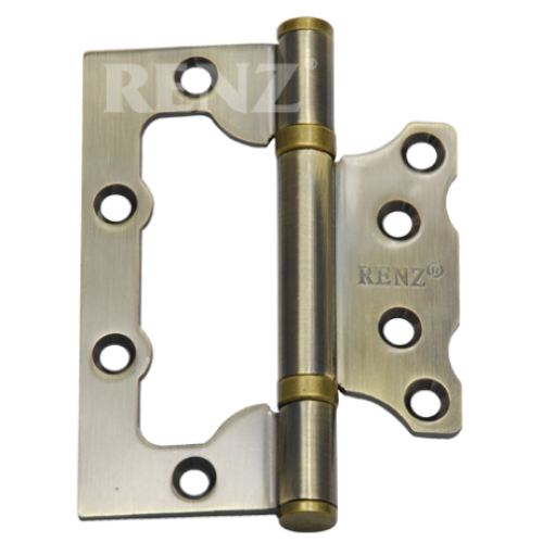 Петли без врезки RENZ - 100 2BB (бронза)