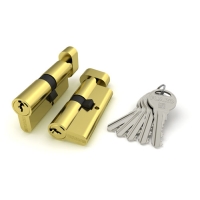 Цилиндровый механизм FUARO - R302 60 (латунь)