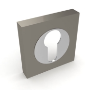 Накладка на цилиндр Fuaro - ET KM (мат. никель/хром)