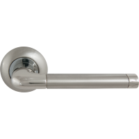 Ручка дверная ARMADILLO - Stella (матовый никель/хром)