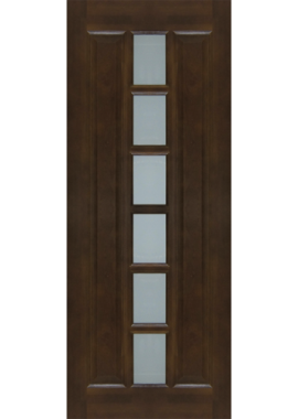 Двери из массива сосны - г.Поставы ПМЦ ДO №11 (темный лак)