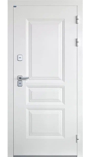 Входная металлическая дверь Промет Винтер Белый Муар