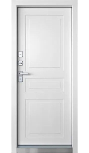 Входная металлическая дверь Промет Винтер Белый Муар